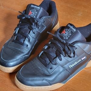 Reebok Classic Workout Plus Black Gum Sole Shoes CN2127 Training